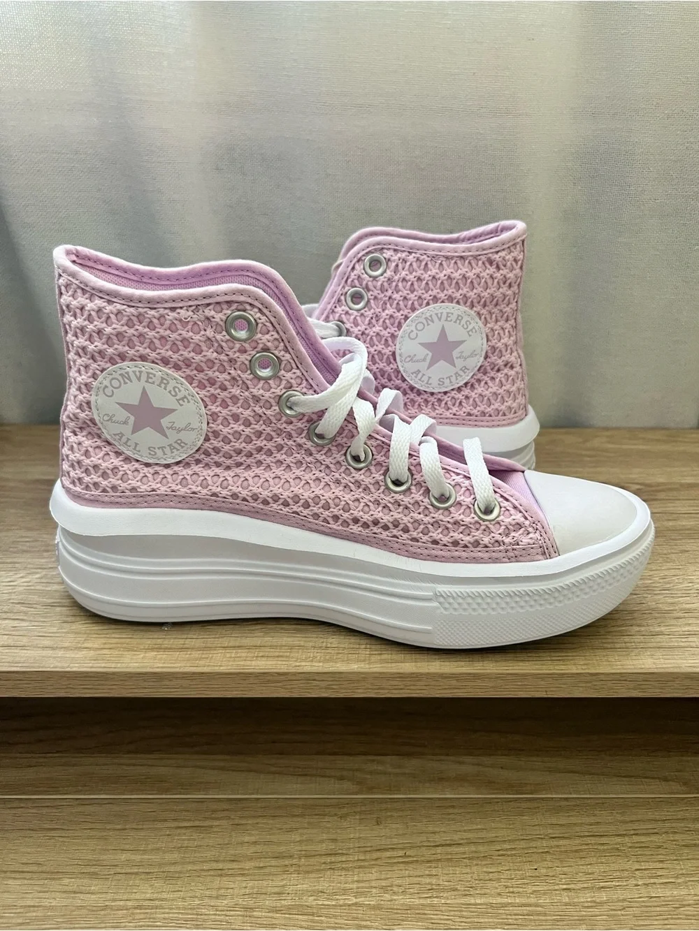 Converse Pink High-Top Kids Sneakers